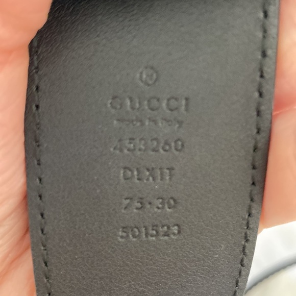 Gucci pearl and gold belt, size 75cm - Picture 5 of 5